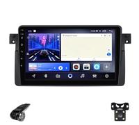 Autoradio Android per BMW E46 1998-2006 Schermo Touchscreen QLED Android Auto CarPlay Musica Wireless/Bluetooth/FM/AM/RDS/DSP/WiFi/GPS/ADAS DVR/Ventola Di Raffreddamento(B,V400)