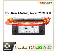 8 + 128G AI Voice Car Android Auto Radio per BMW E46 M3 318 320 325 330 335 Carplay 4G LTE lettore P2-CP 4Core 2G 32G