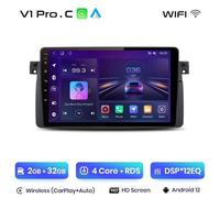 AutoRadio Android Per BMW E46 M3 318/320/325/330/335 2G+32GB CarPlay-AndroidAuto