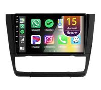 Autoradio Android per BMW Serie 1 E87 E81 E82 E88 2004-2011 Carplay e Android Auto schermo touch HD da 9'' autoradio GPS WiFi Navigazione per auto Radio Bluetooth Sat Nav GPS (A 8 Core (8+256 GB))