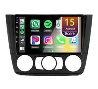 Autoradio Android per BMW Serie 1 E87 E81 E82 E88 2004-2011 Carplay e Android Auto schermo touch HD da 9'' autoradio GPS WiFi Navigazione per auto Radio Bluetooth Sat Nav GPS (B 4Core (2+32GB))