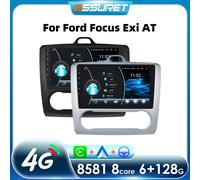 9 "10.33'' Carplay 4G 2 Din autoradio Android per Ford Focus 2004-2011 Exi AT Auto Multimedia Player P1 Silver