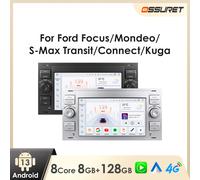 2 Din Android 13 Autoradio Stereo GPS Carplay 4G Autoradio Video multimediale per Ford Focus 2 P2-CP 4Core G AHDC6