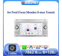 Autoradio Android per Ford Focus S -max C MAX Kuga Galaxy Fiesta Transit Fusion Connect Mondeo Carplay Autoradio Audio AI Voice