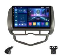 Autoradio Android per Honda City 2002-2007 Schermo Touchscreen QLED Android Auto CarPlay Musica Wireless/Bluetooth/FM/AM/RDS/DSP/WiFi/GPS/ADAS DVR/Ventola Di Raffreddamento