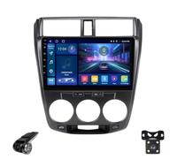 Autoradio Android per Honda City 2008-2013 Schermo Touchscreen QLED Android Auto CarPlay Musica Wireless/Bluetooth/FM/AM/RDS/DSP/WiFi/GPS/ADAS DVR/Ventola Di Raffreddamento