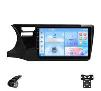 Autoradio Android per Honda City 2014-2021 Schermo Touchscreen QLED Android Auto CarPlay Musica Wireless/Bluetooth/FM/AM/RDS/DSP/WiFi/GPS/ADAS DVR/Ventola Di Raffreddamento