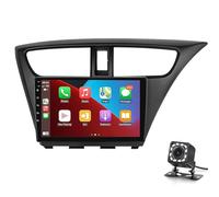 Autoradio Android per Honda Civic 2012-2017, unità principale multimediale touchscreen da 9" con CarPlay, Android Auto, Bluetooth, navigazione GPS, 8 core 4+64 GB