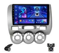 Autoradio Android per Honda Fit Jazz GD 2001-2009 Schermo Touchscreen QLED Android Auto CarPlay Musica Wireless/Bluetooth/FM/AM/RDS/DSP/WiFi/GPS/ADAS DVR/Ventola Di Raffreddamento