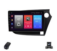 Autoradio Android per Honda Insight 2 LHD RHD 2009-2014 Autoradio Touchscreen IPS da 9-Inch Wireless CarPlay/Android Auto/WiFi/GPS/Bluetooth/Radio FM/Telecamera Posteriore/ADAS DVR(Rhd,X2)