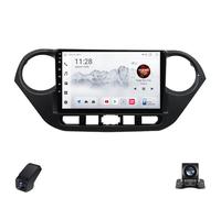 Autoradio Android per Hyundai i10 2 2013-2016 1280 * 720 Touch Screen Wireless CarPlay/FM/AM/RDS/DSP/Bluetooth/4GLTE 5G Wi-Fi Schermo Diviso Comandi Al Volante Navigazione GPS(NF-3)