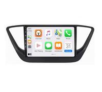 Autoradio Android per Hyundai Verna 2017-2020 Bluetooth, Ips Touchscreen Radio con Siri/Vocale/Gps Navigazione/Musica Online/Mirror Link, Telecamera di, 8 Nucleo 8G+256G