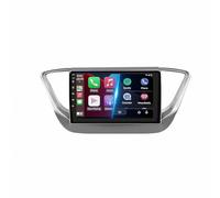 Autoradio Android per Hyundai Verna Solaris 2016-2018 Bluetooth, Ips Touchscreen Radio con Siri/Vocale/Gps Navigazione/Musica Online/Mirror Link, Telecamera di, 8 Nucleo 4G+64G