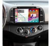 Autoradio Android Per Nis-san Micra 3 K12 2002-2009 Wireless Carplay Android Auto Radio Touchscreen Da 9 Pollici Incell GPS Navi WiFi Mirror Link Bluetooth FM/RDS/EQ/USB/SWC Telec(Color:8 Core 8+128G)