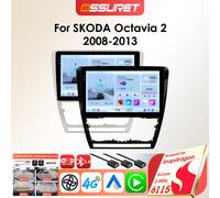 8G 128G AI Voice 2 din Android AutoRadio per Skoda Octavia A5 2008-2013 AutoRadio multimediale P1L 1G 16G