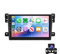 Autoradio Android per Suzuki Grand Vitara 2005-2015, touchscreen IPS da 9'', Carplay wireless e Android Auto, Bluetooth, controllo vocale, radio FM, telecamera per la retromarcia (modello M2