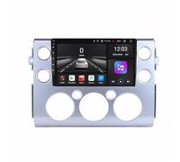 Autoradio Android per Toyota FJ Land Cruiser 2008-2016 Schermo Touch Portatile Wireless di Backup con Bluetooth Wifi, Controllo Vocale, Aux, Mirror Link, 4 Nucleo 4G+64G