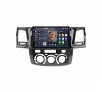 Autoradio Android per Toyota Fortuner HILUX Revo Vigo 2007-2015 Telecamera di Backup, Stereo Auto con Navigazione Gps, Controllo Vocale, Schermo Touch, Bluetooth, Mirror, 8 Nucleo 8G+256G
