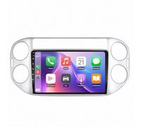 Autoradio Android per Volkswagen VW Tiguan 2006-2016 Autoradio Portatile Touchscreen con Navigazione Ota, Gps, Mirror Link, Controllo Vocale, Bluetooth, Aux, 4 Nucleo 1G+32G