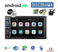AUTORADIO ANDROID STEREO AUTO 2 DIN 7" POLLICI LETTORE CD DVD GPS WIFI BLUETOOTH