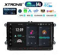 AUTORADIO ANDROID STEREO AUTO 4/64GB VOLKSWAGEN SKODA SEAT 9" CARPLAY GPS XTRONS