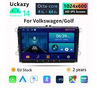 AutoRadio Android14 Per VW Passat B6 B7 CC T5 Amarok Volksagen Skoda Octavia2 superb 2 Tiguan Seat leon Golf 56 Lettore multimediale 1 GB RAM32 GB ROM