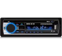 Autoradio Bluetooth 24V 4x60W Stereo Lettore MP3 Supporta Chiamate in Vivavoce Porte USB FM TF AUX in con Telecomando al Volante, Autoradio per Camion