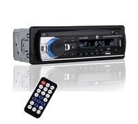 AUTORADIO BLUETOOTH 4.0 1 DIN 4X40W AUX MP3 DOPPIA SINGLE USB SD