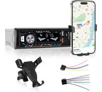 ✅Autoradio Bluetooth con Supporto Telefono Stereo Auto Radio FM porta USB/TF/AUX