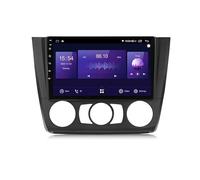 Autoradio Bluetooth per BMW 1 Series 2008-2012 Mirror Link/Usb/Type-C/Microfono/Telecamera di Backup/Supporto Telecomando, 4 Nucleo 4G+64G