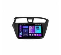 Autoradio Bluetooth per Hyundai I20 2014-2018 LHD con Navigazione Gps, Android Auto, Bluetooth, Wi-Fi, Ecc, Fm Radio, Mirror Link Autoradio Compatibile, 8 Nucleo 6G+128G