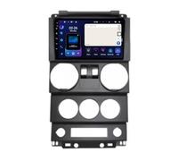 Autoradio Bluetooth per Jeep Wrangler Unlimited 3 JK 2008-2010 Mirror Link/Usb/Type-C/Telecamera di Backup/Microfono/Supporto Telecomando, 8 Nucleo 6G+128G