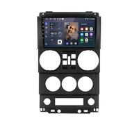 Autoradio Bluetooth per Jeep Wrangler Unlimited 3 JK 2008-2010 Touchscreen Stereo Auto con Schermo, Radio Bluetooth Auto con Mirror Link/Usb/Fm Carplay, 4 Nucleo 1G+16G