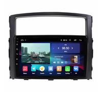 Autoradio Bluetooth per Mitsubishi Pajero 4 V80 V90 2006-2014 con Schermo, Radio con Mirror Link/Usb/Aux/Fm/Mic/Type-C, Supporta Telecamera Posteriore Carplay, 4 Nucleo 4G+64G