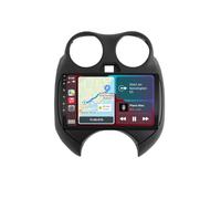 Autoradio Bluetooth per Nissan March MICRA K13 2010-2013 Touchscreen Schermo, Mirror Link/Usb/Fm, Supporta Telecamera Posteriore, 4 Nucleo 1G+16G