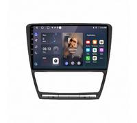 Autoradio Bluetooth per Skoda Octavia 2 A5 2008-2013 con Navigazione Gps, Bluetooth, Wi-Fi, Android Auto, Ecc, Fm Radio, Mirror Link Carplay, 8 Nucleo 8G+256G