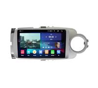 Autoradio Bluetooth per Toyota Yaris 2012-2017 Mirror Link/Usb/Type-C/Telecamera di Backup/Microfono/Supporto Telecomando, 4 Nucleo 1G+16G