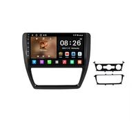 Autoradio Bluetooth per Volkswagen VW Sagitar Jetta Bora 2011-2018 Mirror Link/Usb/Type-C/Telecamera di Backup/Microfono/Supporto Telecomando, 8 Nucleo 4G+64G