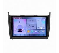Autoradio Bluetooth per VW Volkswagen POLO 5 2008-2020 Mirror Link/Usb/Type-C/Telecamera di Backup/Microfono/Supporto Telecomando Autoradio Compatibile, 8 Nucleo 4G+64G