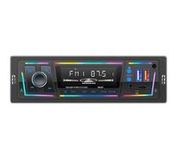 Autoradio Bluetooth RDS, autoradio con porta di ricarica di tipo C, telecomando FM/AM, 2 USB, AUX, SD, lettore MP3, /EQ
