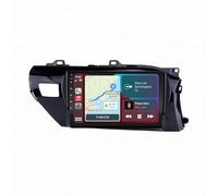 Autoradio Car Navigation per Toyota Hilux 2016-2018 RHD Ips Schermo Tattile Supporto Gps Navigatore Wireless Radio Carplay Android Auto Wifi Dab+, 8 Nucleo 6G+128G