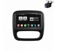 Autoradio Car Navigation per Voiture Renault Trafic 3 Opel Vivaro B 2014-2022 Bluetooth, Ips Touchscreen Radio con Siri/Vocale/Gps Navigazione/Musica Online/Mirror Link, 4 Nucleo 1G+32G