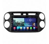Autoradio Car Navigation per VW Tiguan 2010-2016 Wireless Carplay Android Auto Stereo Auto Bluetooth Ips con Pantalla Táctil con Gps, 4 Nucleo 4G+64G