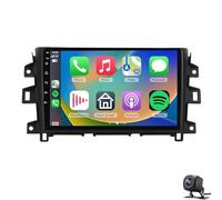 Autoradio Car Schermo tattile stereo Android 14 Double Din per Nissan Navara NP300 2011-2016 Carplay/Android Auto, schermo touch HD da 9'', ricevitore audio per auto, WiFi BT GPS FM Radio + telecamera