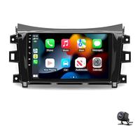 Autoradio Car Schermo tattile stereo Android 14 Double Din per Nissan NAVARA NP300 2016-2019 Carplay/Android Auto, schermo touch HD da 9'', ricevitore audio per auto, WiFi BT GPS FM Radio+telecamera(8