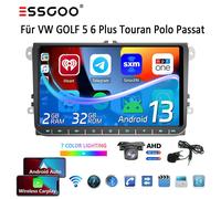 Autoradio Car Stereo 2 DIN Android 13 GPS RDS Camera Per VW GOLF 5 6 Touran Polo