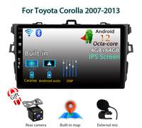 Autoradio Car Stereo GPS Navi Per Toyota Corolla 2007-13 Carplay DAB+ Android14