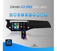 Autoradio Car Tablet 9" QLED 2G+64G per Citroen C3 DS3 2016-2020 CARBON EFFECT