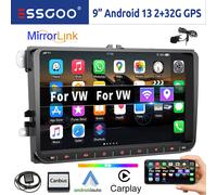 Autoradio Carplay Android 12 32G GPS WiFi RDS Per VW GOLF 5 6 Touran Passat Polo