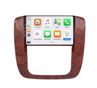 Autoradio Carplay per GMC Yukon Chevrolet Tahoe Suburban 2007-2012 con Navigazione Gps, Android Auto, Bluetooth, Wi-Fi, Ecc, Fm Radio, Mirror Link Carplay, 8 Nucleo 6G+128G